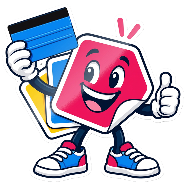 Mascotte van RegelJeStickers.nl